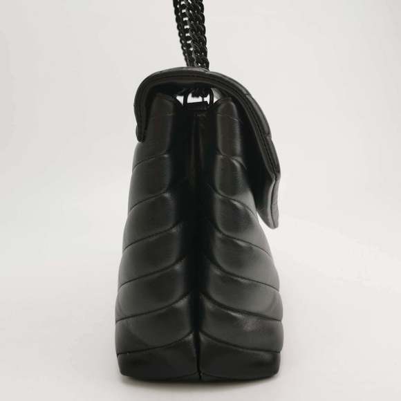 Saint Laurent Medium So Black Calfskin Leather Bag with Black Hardware - Picture 3 of 14